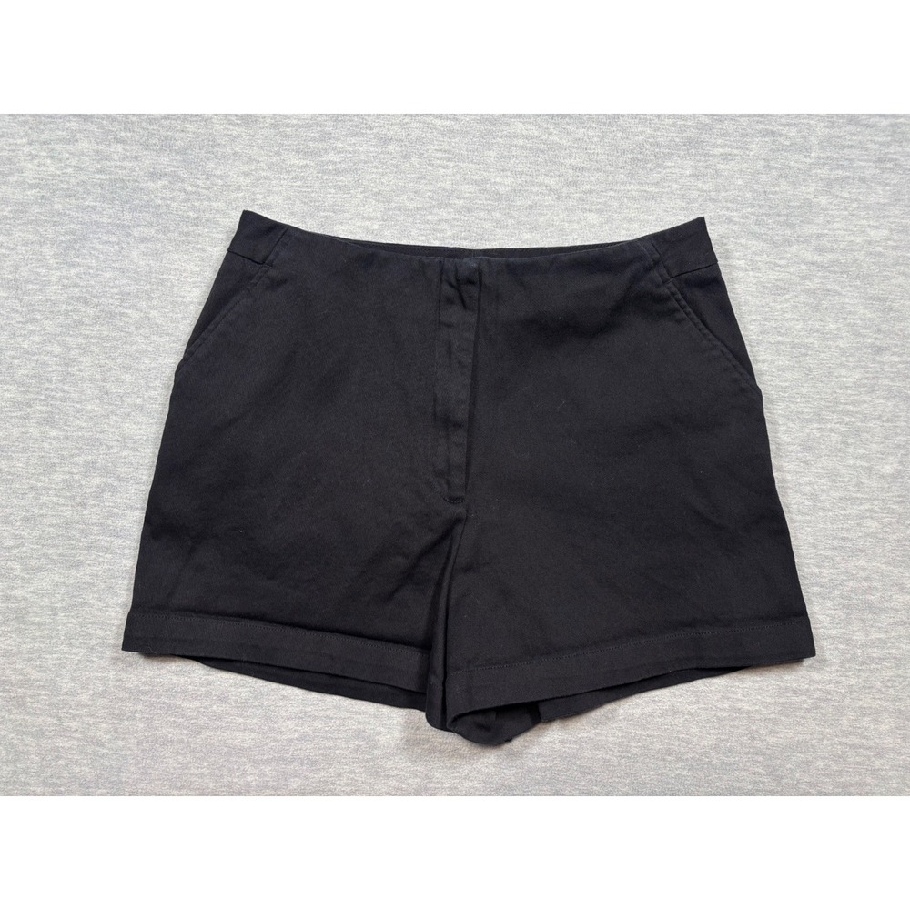 Vtg Y2K Esprit Black Shorts Women Size 11 12‎ Flat Front Casual Everyday